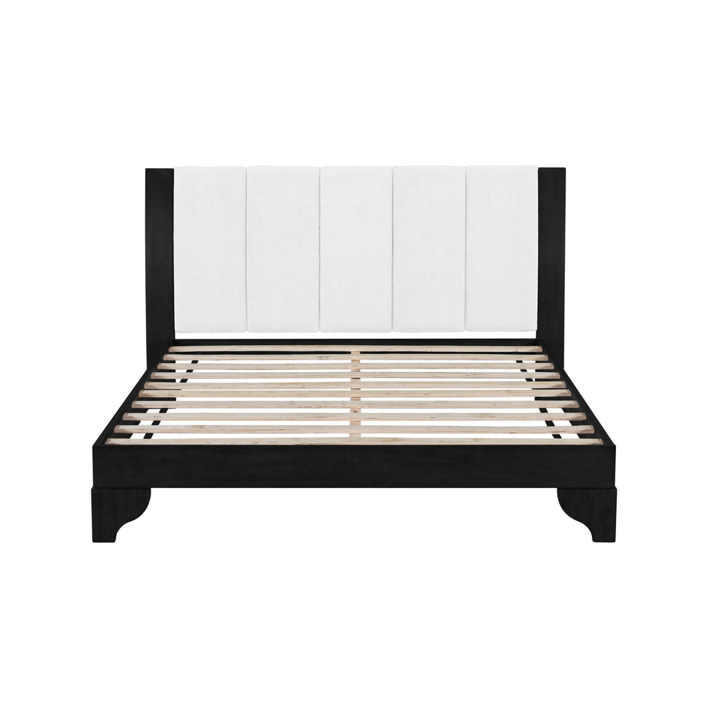 Queen Size Bed Frame in Black and White