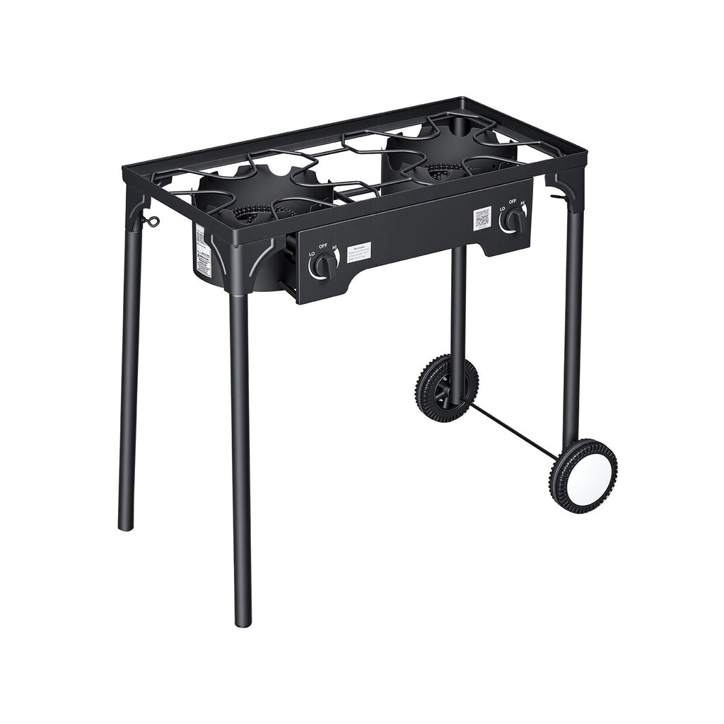 2 Burner Outdoor Propane Gas Stove