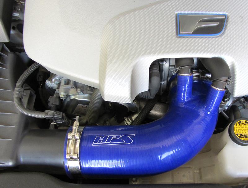 HPS Performance HPS Silicone Air Intake Kit Post MAF Hose Lexus 2008-2014 ISF V8 5.0L, 18521