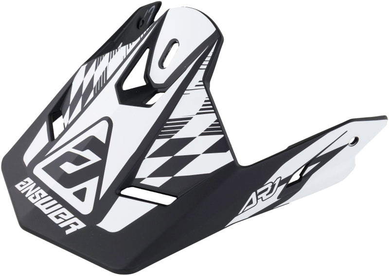 Answer AR1 Sweep Visor Black/WhiteYouth 442933