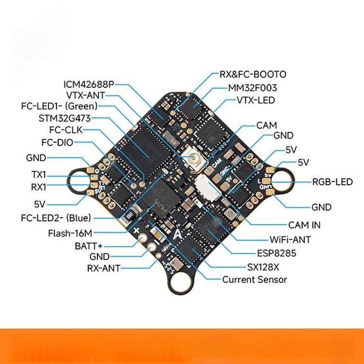 BETAFPV Matrix AIO AllinOne 1S Brushless Flight Controller Five in One
