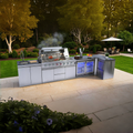 58-Inch 6-Burner Deluxe Stainless Steel Gas Outdoor Kitchen Grill