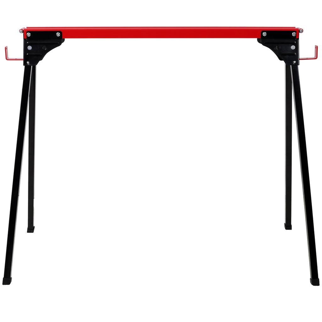 Folding Portable Work Horses - Heavy Duty Steel Saw Horses (2 Pack)