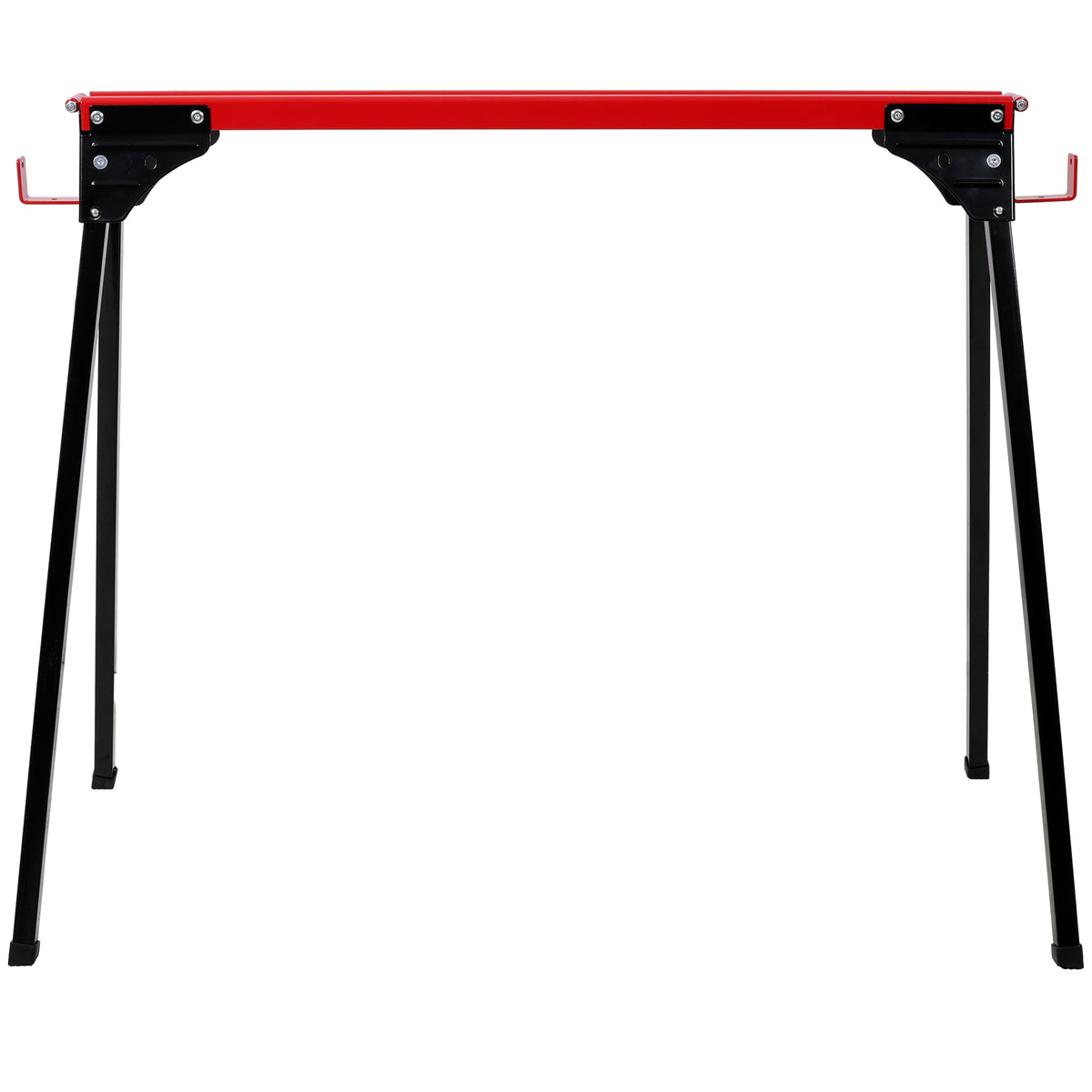 Folding Portable Work Horses - Heavy Duty Steel Saw Horses (2 Pack)