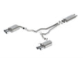 Ford Racing 2024 Mustang 5.0L Touring Non-Active Cat-Back Exhaust w/GT Valance - Chrome Tip M-5200-M5TCV