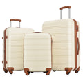 3 Piece Hardside Spinner Suitcase Set with TSA Lock