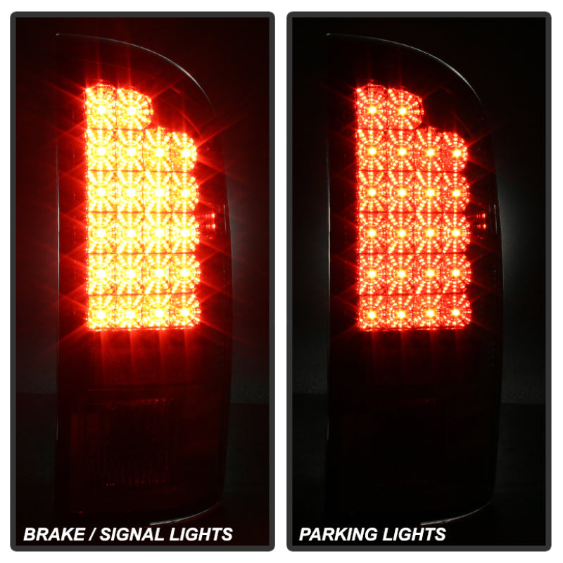 Spyder Dodge Ram 07-08 1500/Ram 07-09 2500/3500 LED Tail Lights Red Clear ALT-YD-DRAM06-LED-RC 5002631