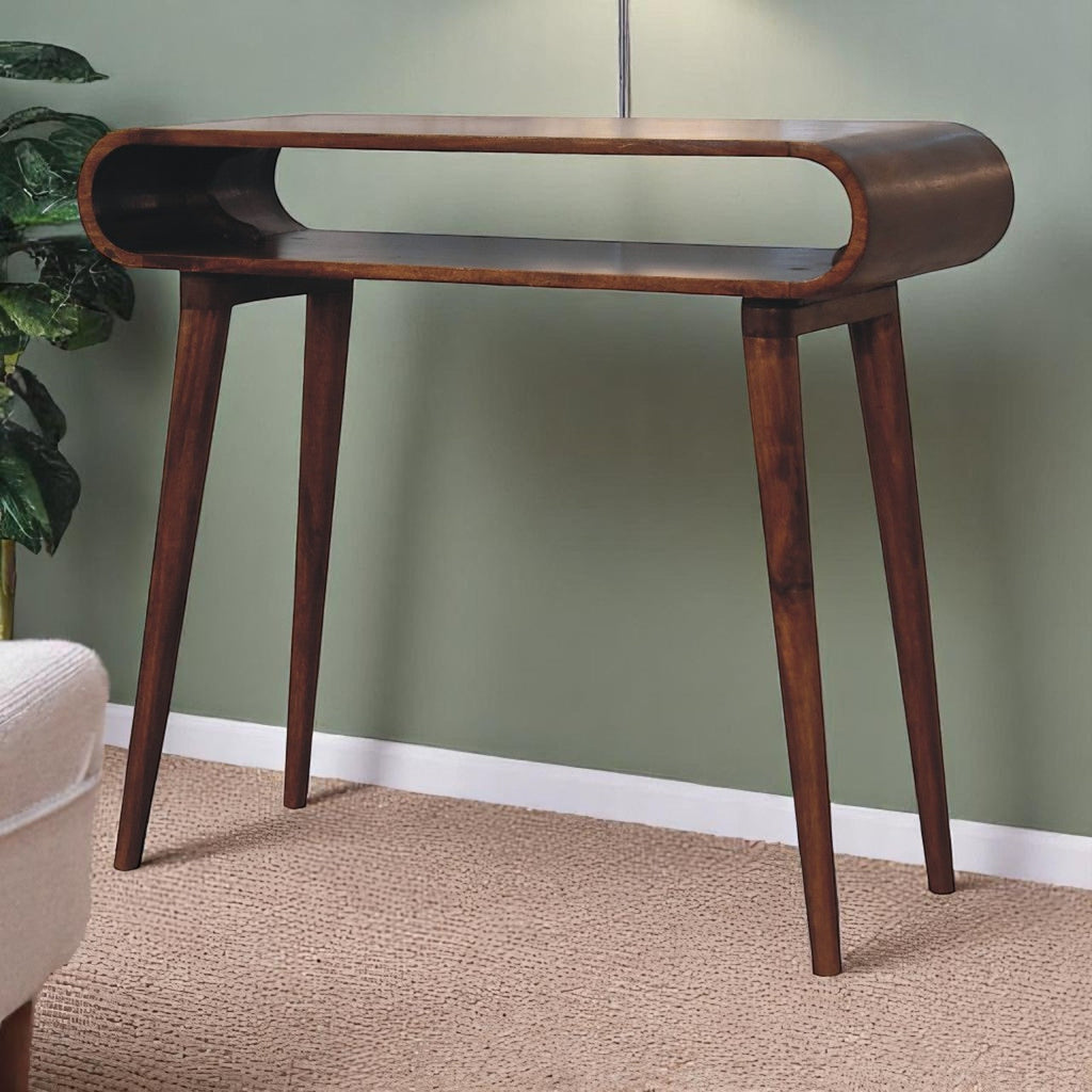 Solid Wood Amaya Nordic Style Console Table