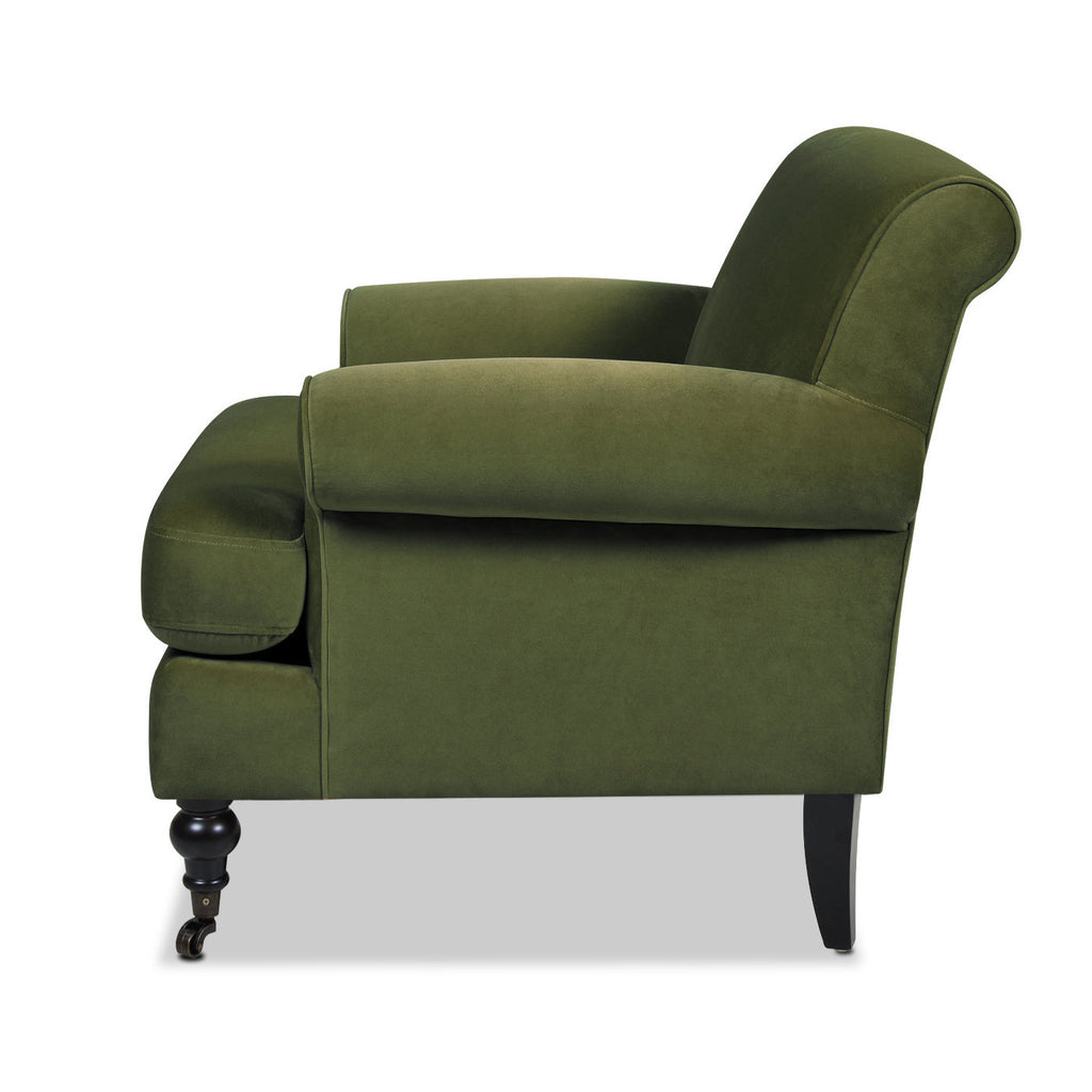 Alana 38" Lawson Accent Arm Chair in Olive