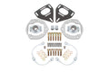 BMR Suspension BMR 16-24 Chevy Camaro Caster Camber Plates - Black Hammertone WAK360H