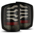 AlphaRex 14-18 Chevrolet Silverado 1500 PRO-Series LED Tail Lights Jet Black 620010 *Discontinued