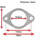APEXi A'PEXi - Exhaust Gasket (Two Bolt) - Replacement