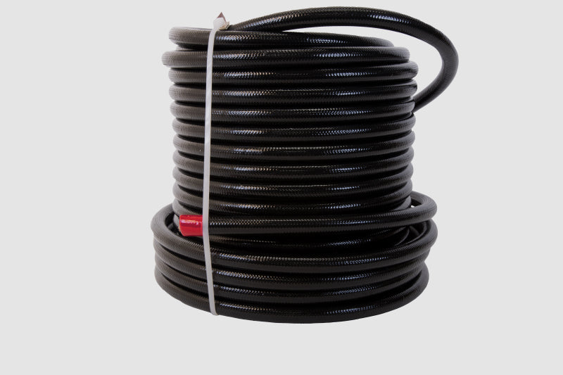 Aeromotive PTFE SS Braided Fuel Hose - Black Jacketed - AN-10 x 12ft 15329