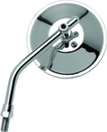 BikeMaster 4in Adjustable Round Mirror 10mm - Each - Chrome 600800