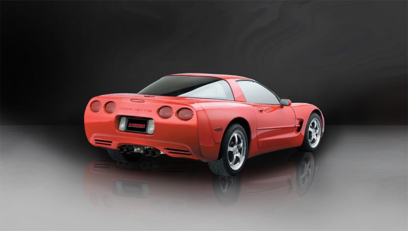 Corsa 97-04 Chevrolet Corvette C5 Z06 5.7L V8 Black Xtreme Cat-Back + XO Exhaust 14114BLK