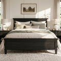Mid-Century Modern Wood Platform Bed - Full Size