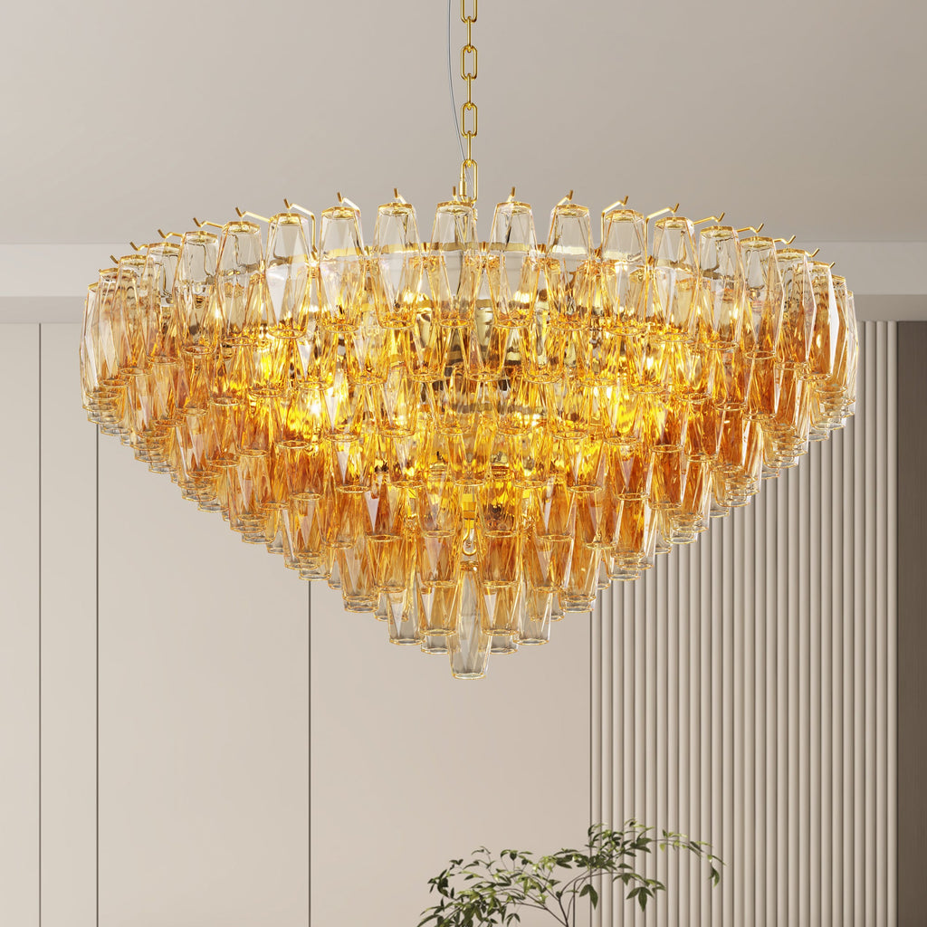 37" Extra Large Chandelier, 14-Light