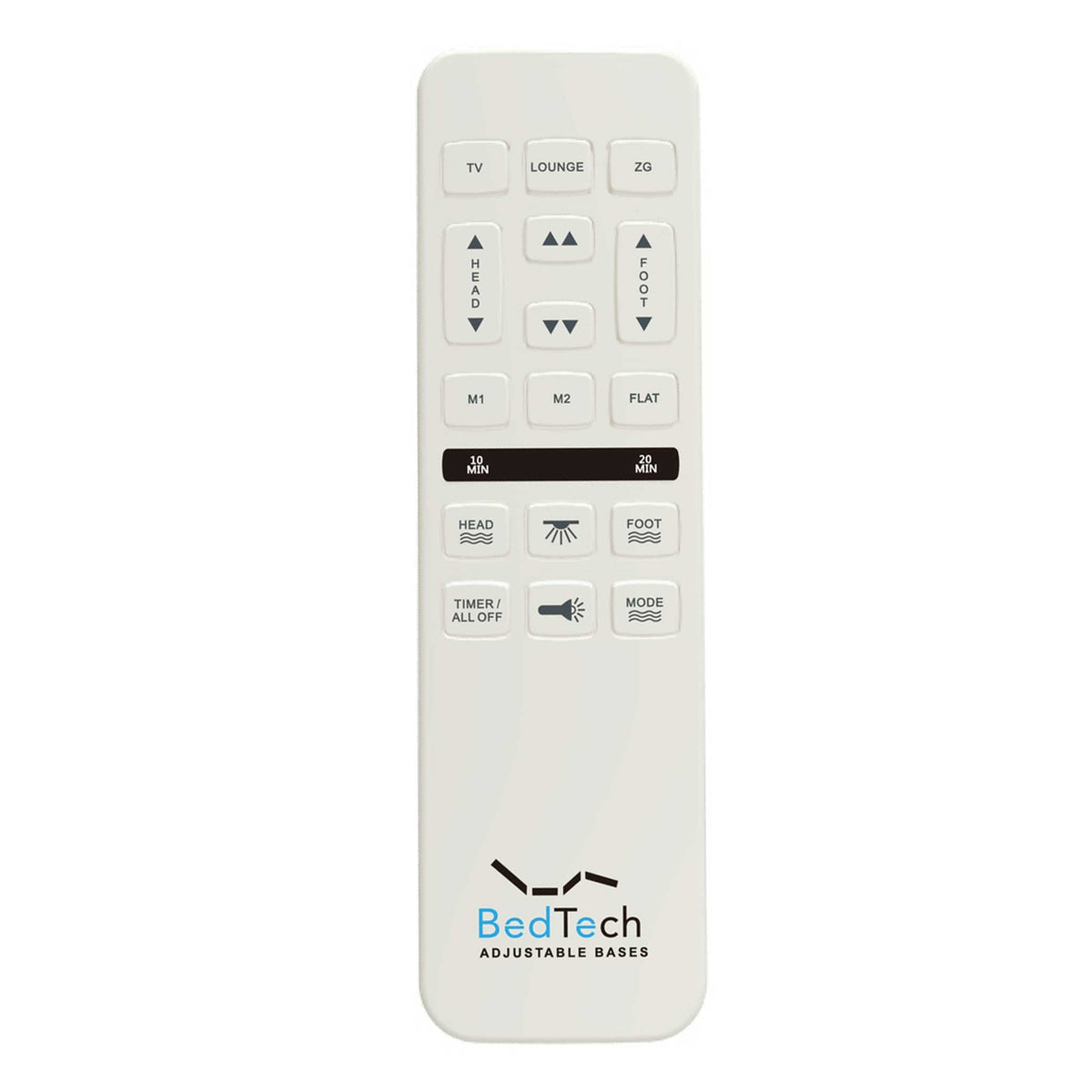 BT3000 Split Top King Adjustable Bed Base With Head and Foot Position Adjustment