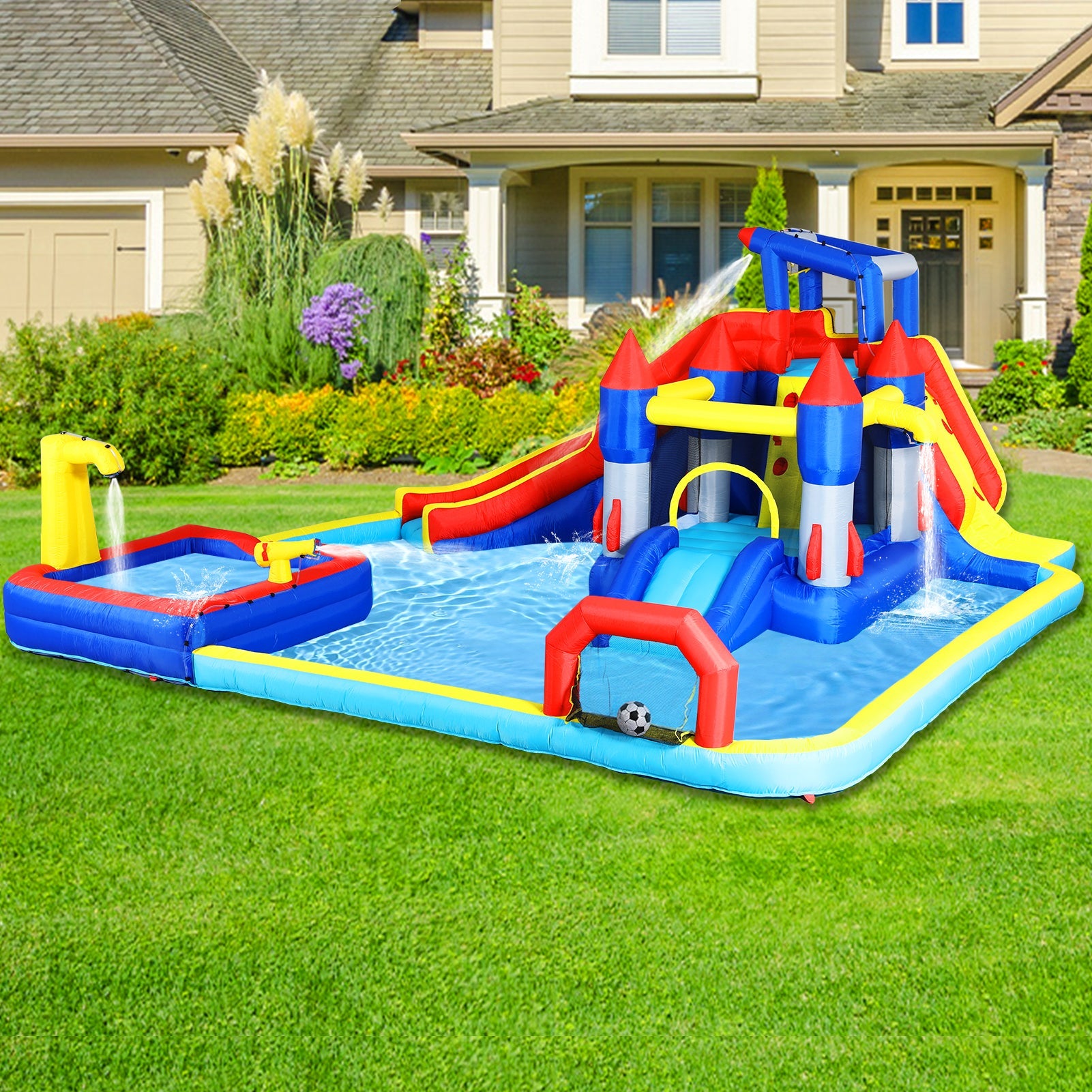 10 in 1 Inflatable Slide Water Park