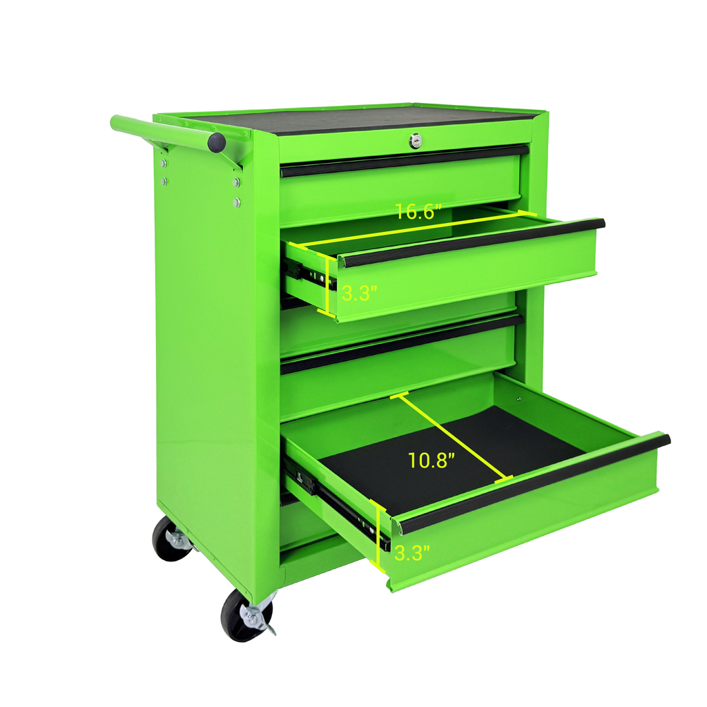 Rolling Metal Tool Chest with 6 Drawers