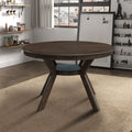 Modern 47.24'' Round Rubber Wood Dining Table