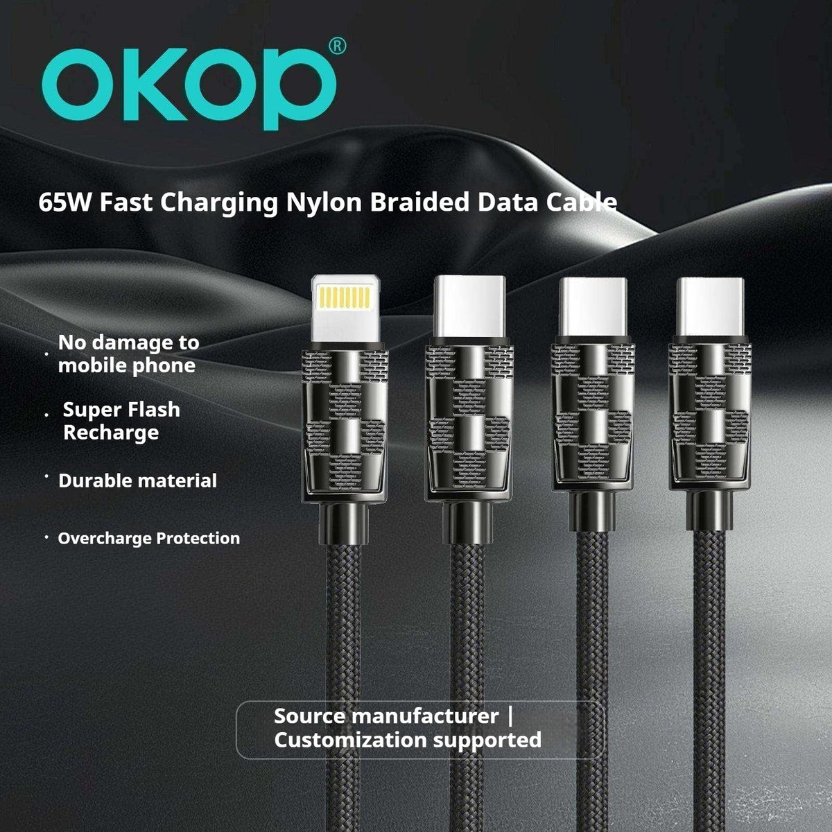 KP-319 Fast Charging Cable Data Transfer Charging