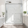 55"-60" W x 72" H Matte Shower Doors