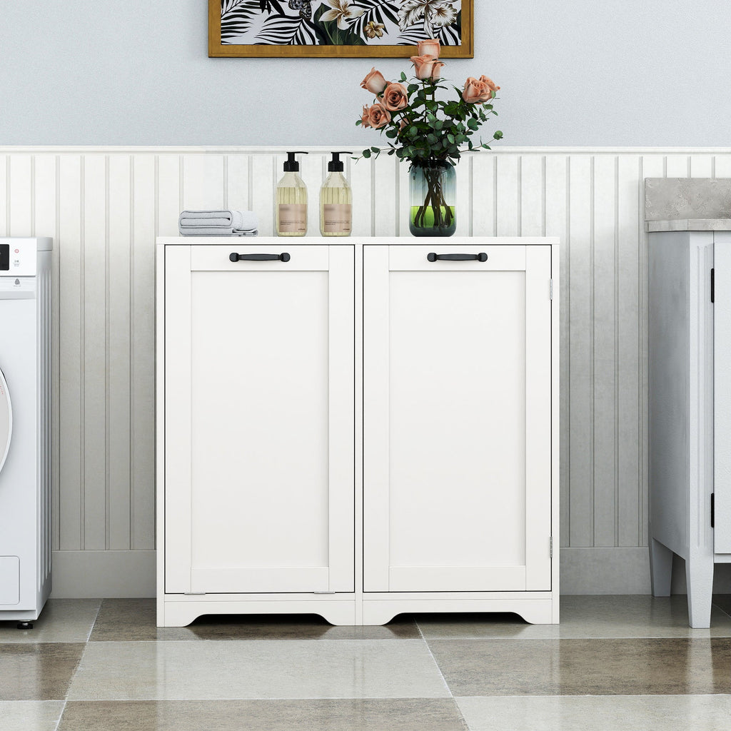 Laundry Cabinet with Doors and Adjustable Shelf