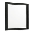 Opel Modern Beveled Bedroom Mirror with Deep Frame Profile