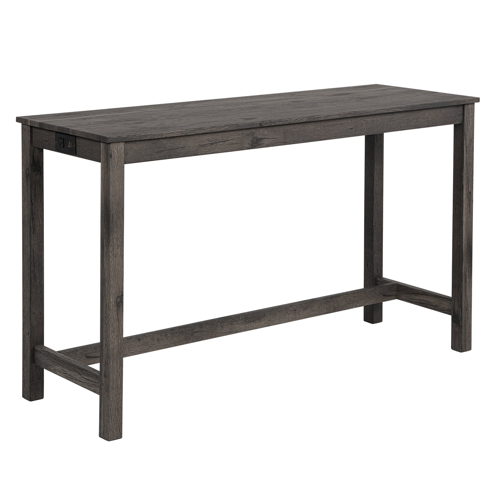 4 Piece Bar Table Set with Power Outlet