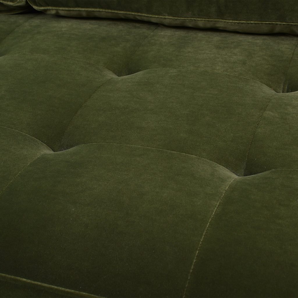 Nicholas 83.5" Mid-Century Modern Sofa, Olive