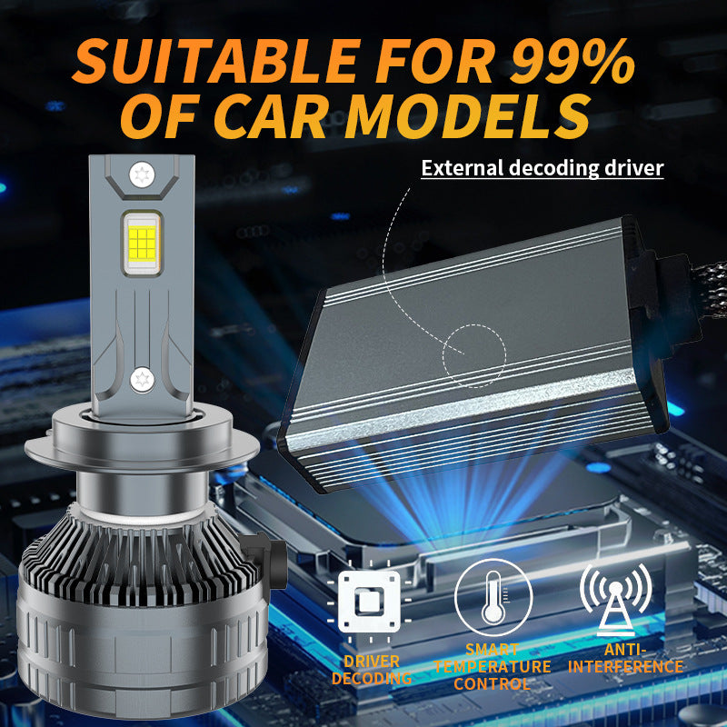 130W Universal Car LED Headlight H4 9005 Focus Beam Modified LED Bulb Auto Headlamp For Retrofit