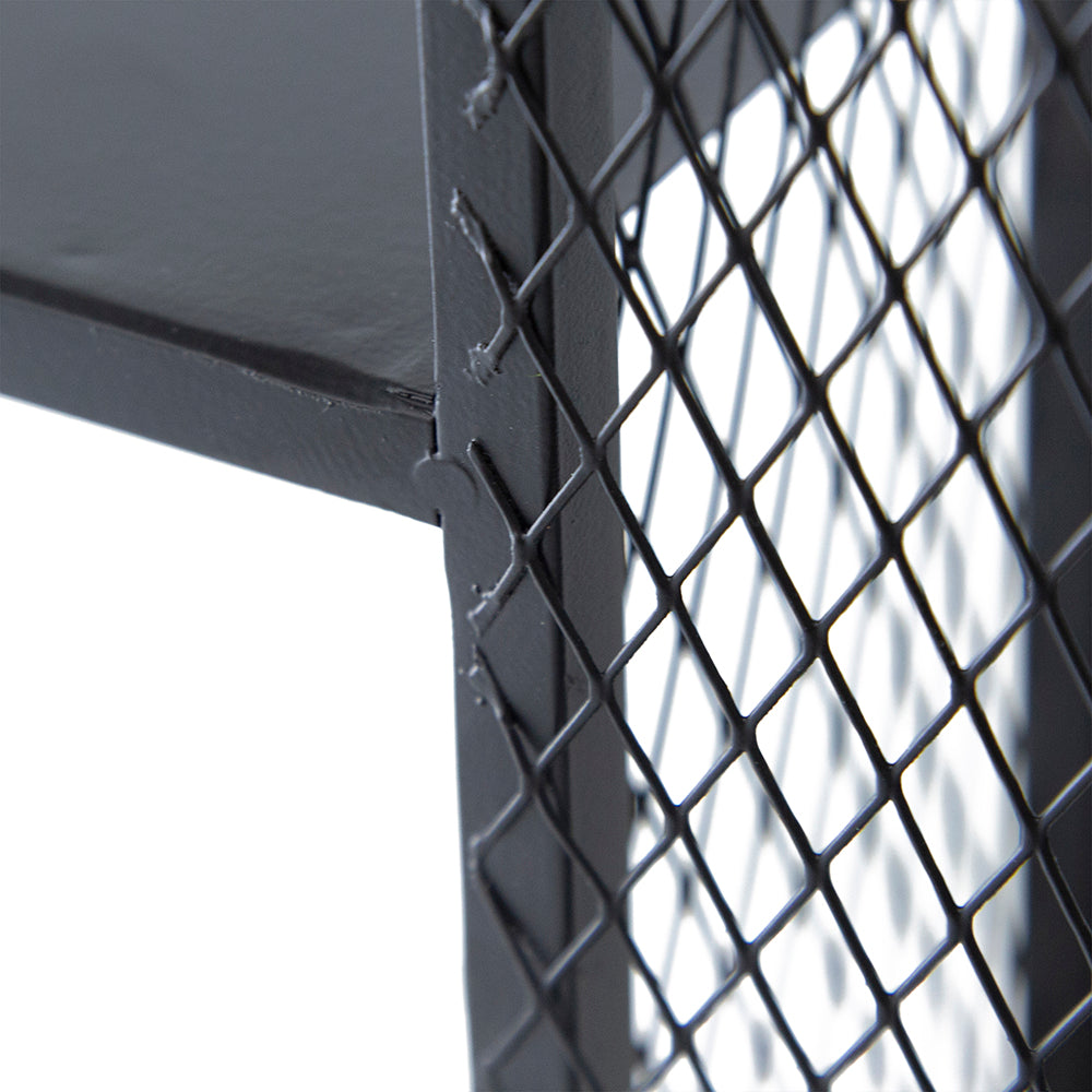 Stylish Black Wine Shelf