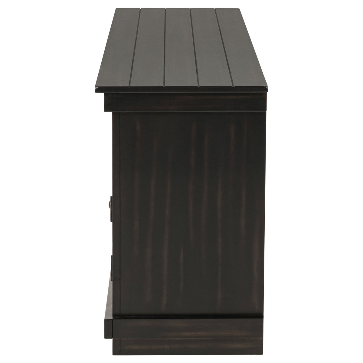 Castleton Distressed Java TV Stand Media Console