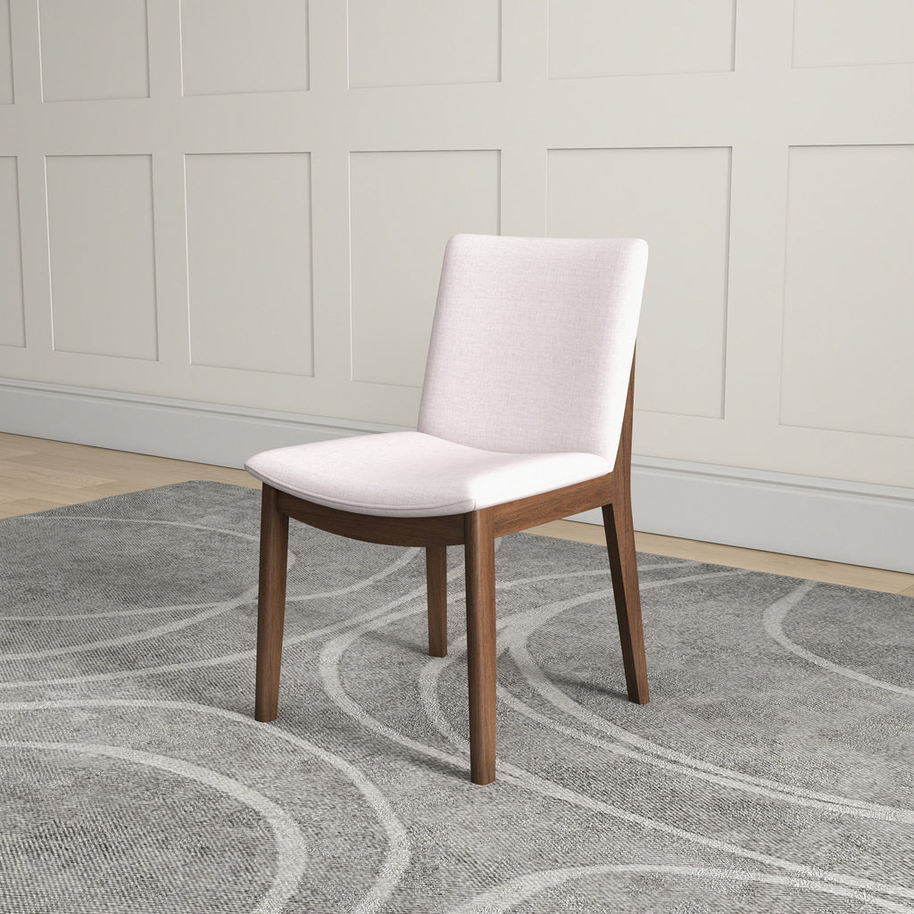 Modern Laura Mid-Century Modern Solid Wood Dining Chair Set