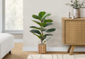 28" Tall Artificial Fiddle Tree Indoor Plant