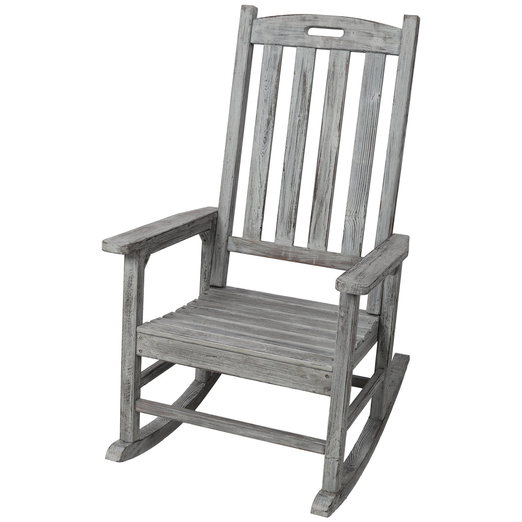 Wooden Oversized Porch Rocker Chair