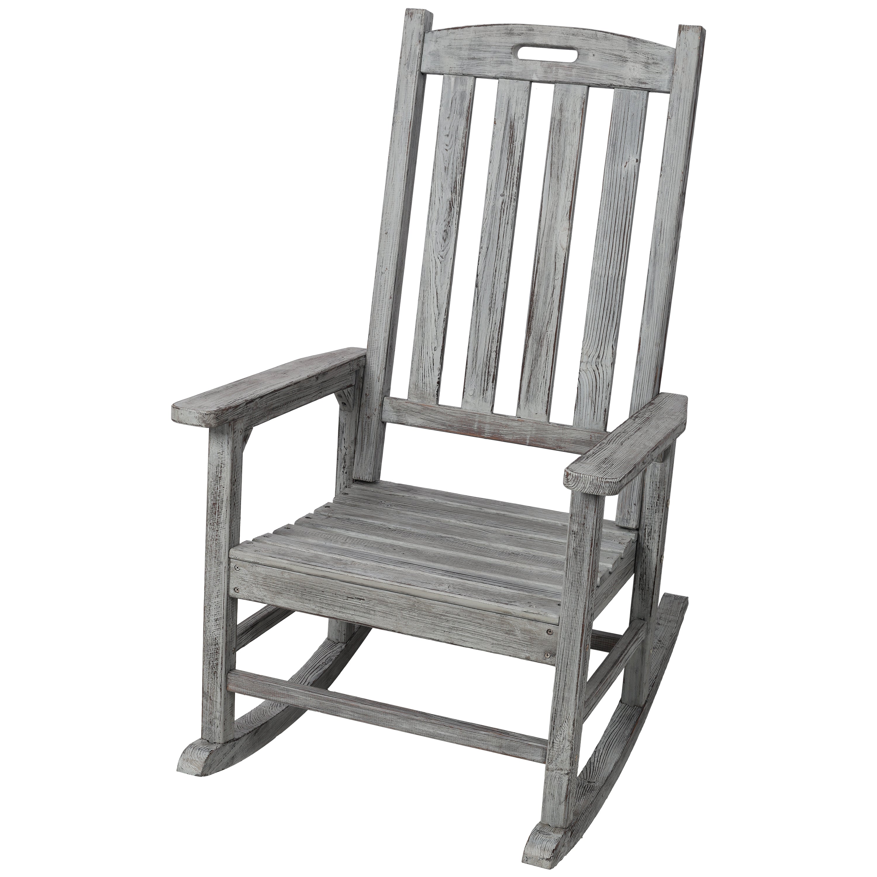 Wooden Oversized Porch Rocker Chair