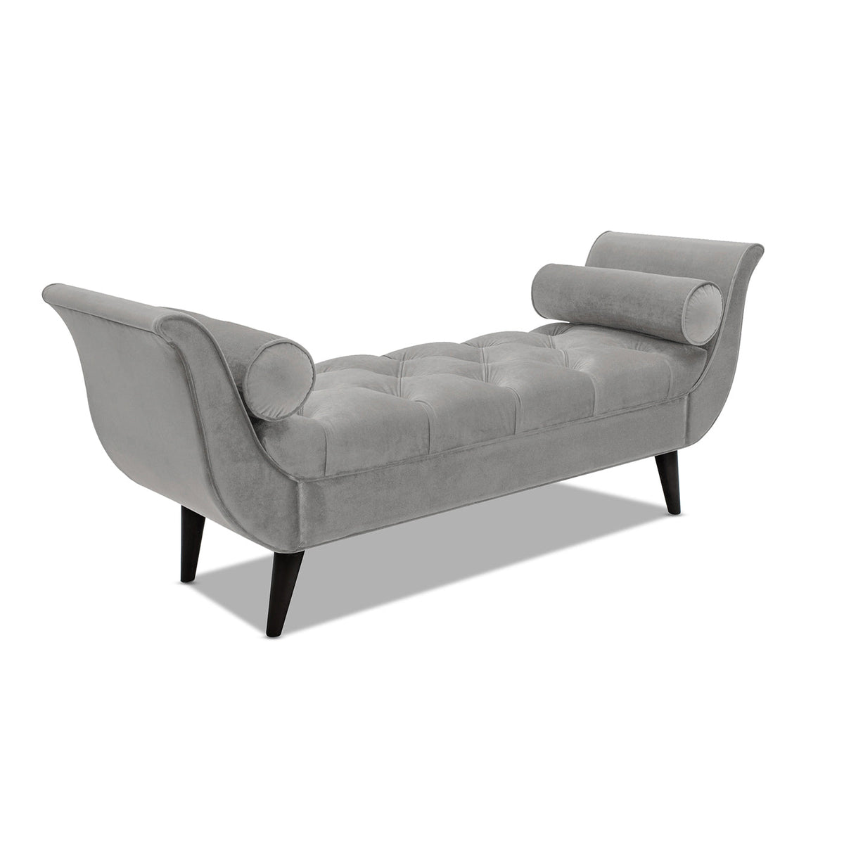 Alma Tufted Flared Arm Entryway Bench, Opal