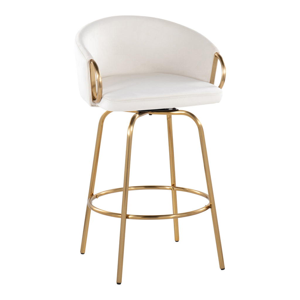 26" Contemporary Counter Stool with Swivel