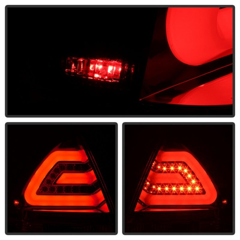 Spyder Chevy Impala 2006-2013 LED Tail Lights Red Clear ALT-YD-CHIP06-LED-RC 5076403