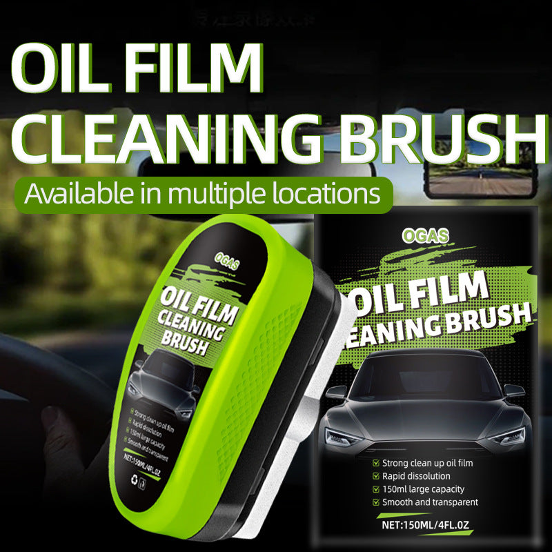 Windshield And Side Window Oil Film Remover Brushpowerful Degreasing And Stain Removing Formula