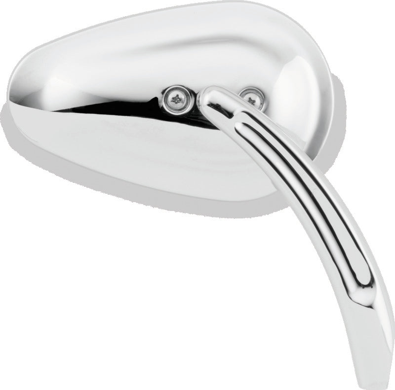 Bikers Choice 65-Up Chrome Tapered Mirrors Universal Custom Pair 488745