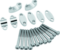 BikeMaster Aluminum Handlebar Risers 1-1/8in - Silver 151990