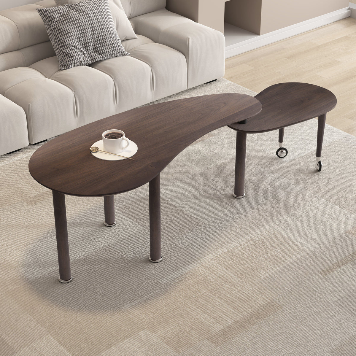 360 Degree Rotatable Coffee Table