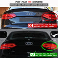 Spyder Audi A4 09-12 4Dr LED Tail Lights LED Model Only - Red Clear ALT-YD-AA409-L-LED-RC 5076359