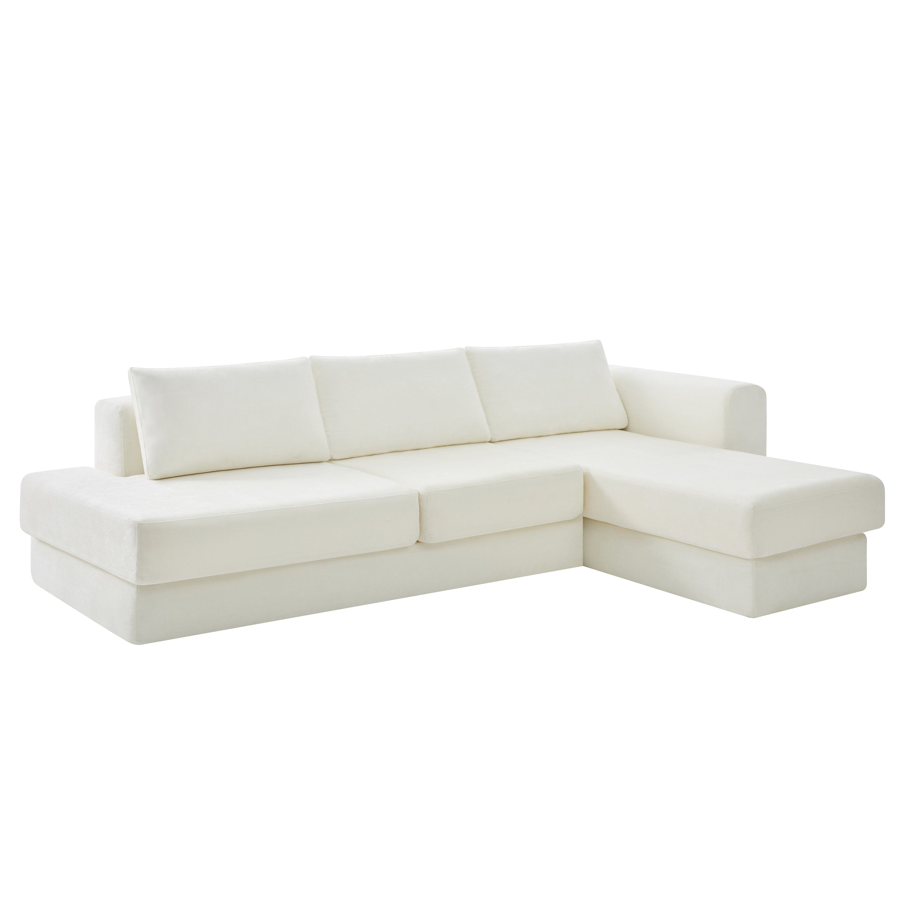 L-Shaped Modular Sofa 113" Modular Sectional