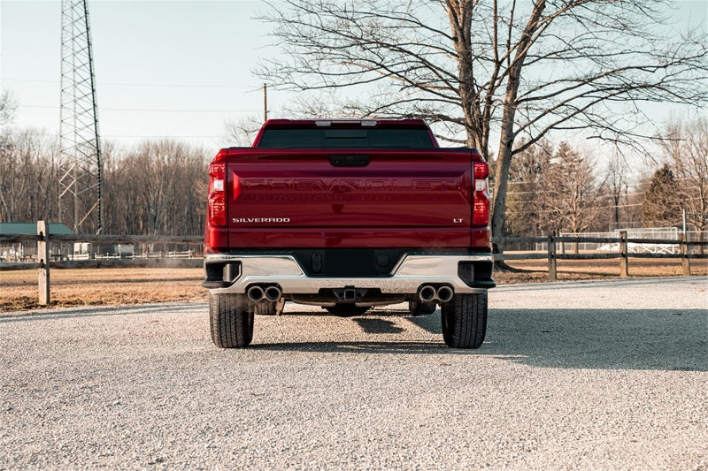 CORSA Performance Corsa 19-23 Chevrolet Silverado 1500 5.3L 147.5in Wheel Base Cat-Back Dual Rear 4in Polish Tips 21199