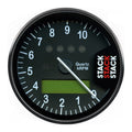 AutoMeter Stack Display Tachometer 0-10.75K RPM - Black ST700SR-L