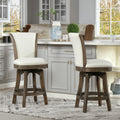 Henry 27" Armless Swivel Counter Height Bar Stool